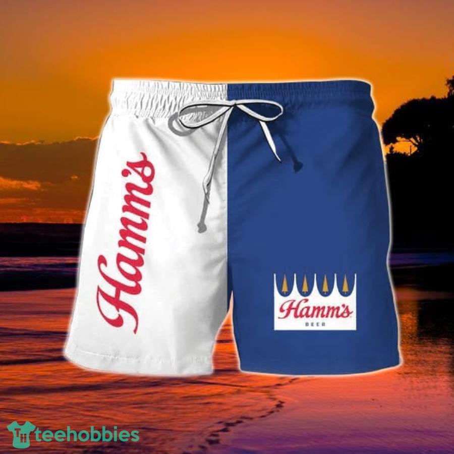 Basic Hamm's Beer Hawaiian Shorts Product Photo 1