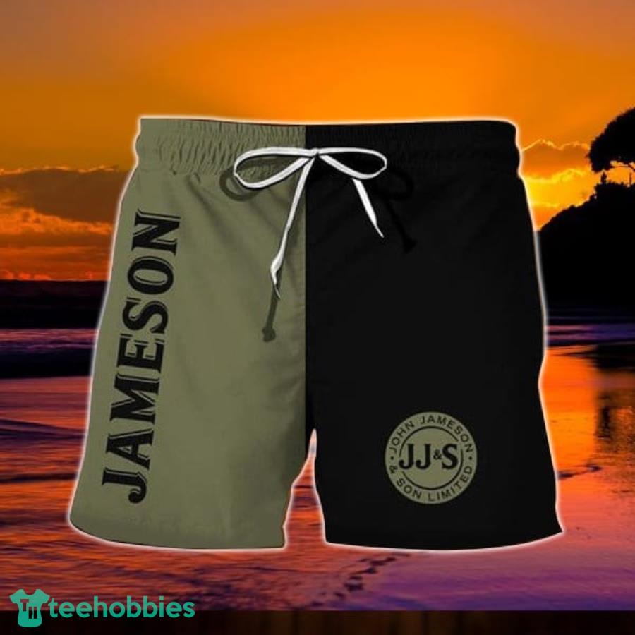 Basic Jameson Whiskey Hawaiian Shorts Product Photo 1