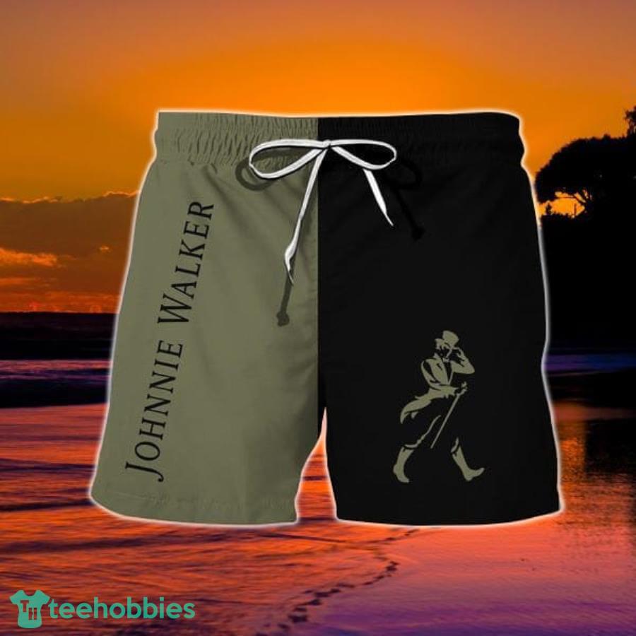Basic Johnnie Walker Hawaiian Shorts Product Photo 1