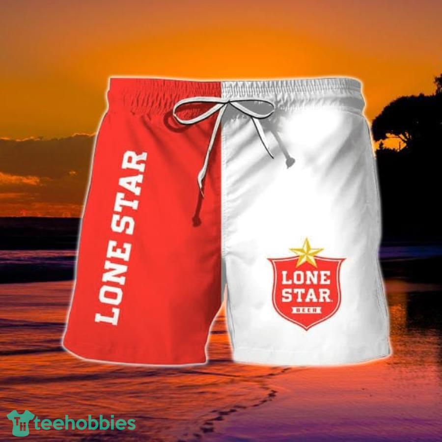 Basic Lone Star Beer Hawaiian Shorts Product Photo 1