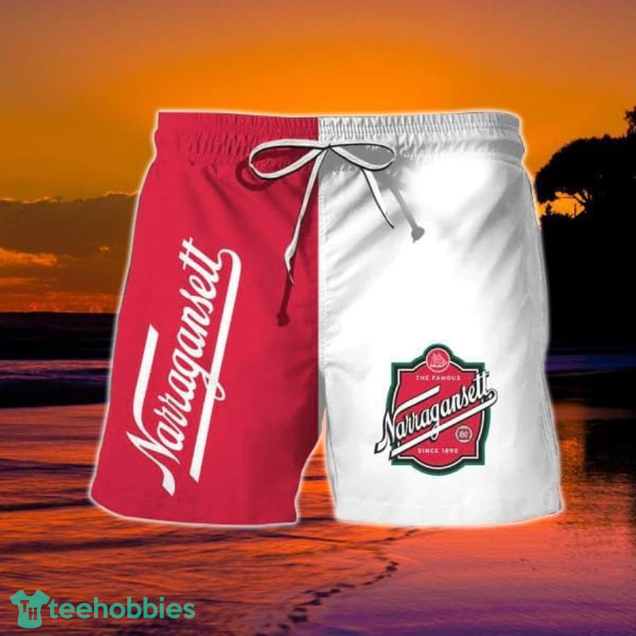 Basic Narragansett Beer Hawaiian Shorts Product Photo 1