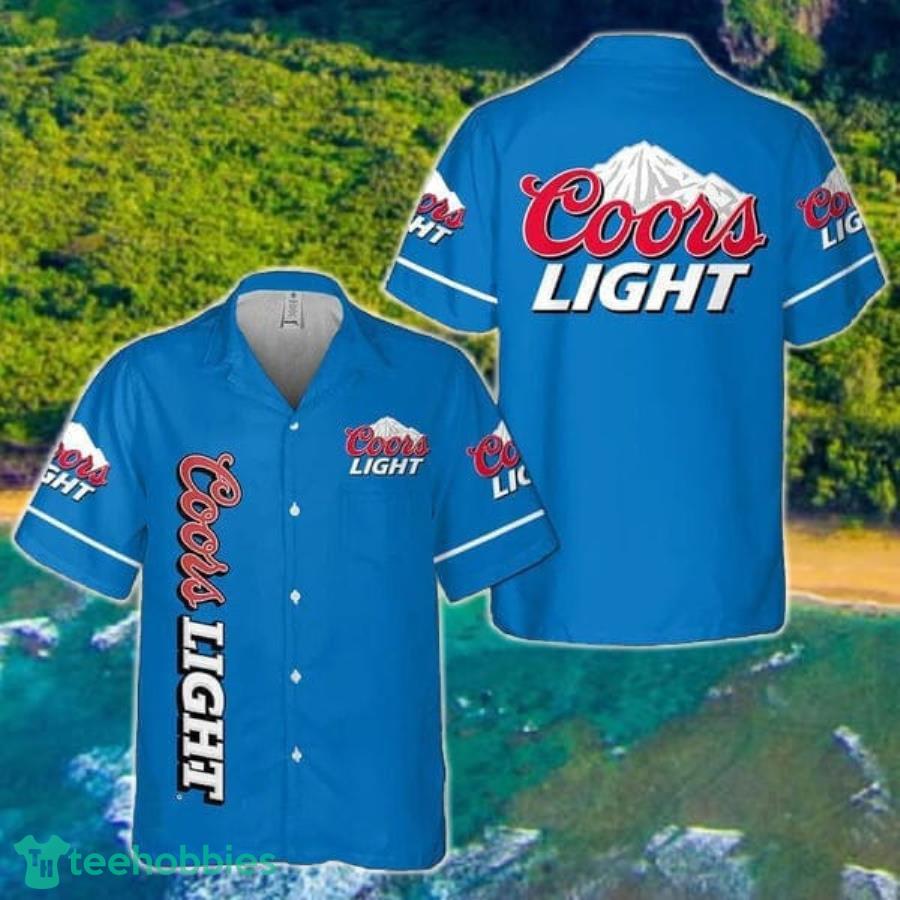 Basic Printed Coors Light Hawaii Shirt Product Photo 1