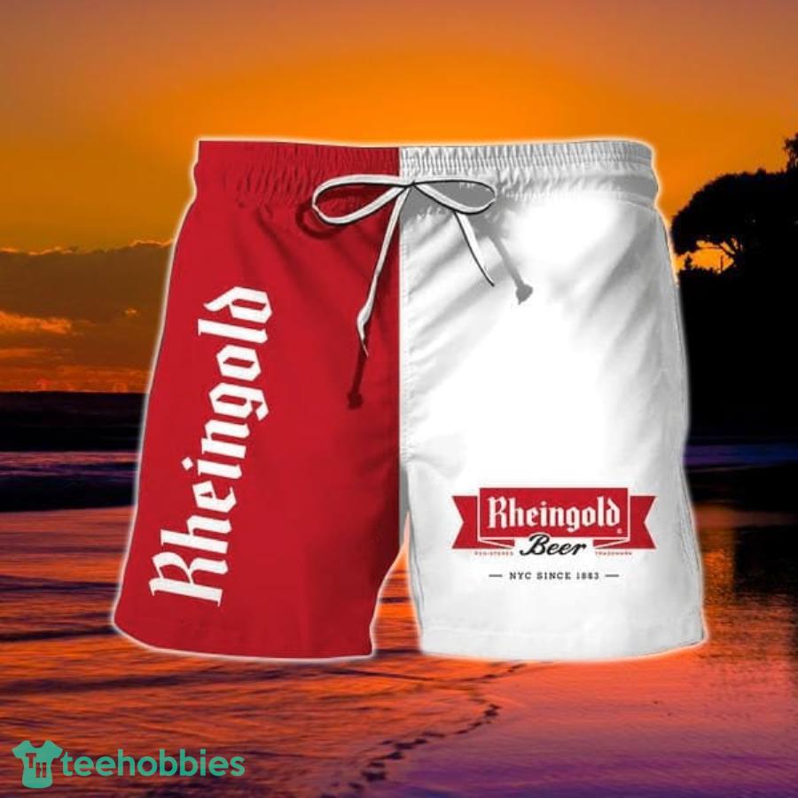 Basic Rheingold Beer Hawaiian Shorts Product Photo 1