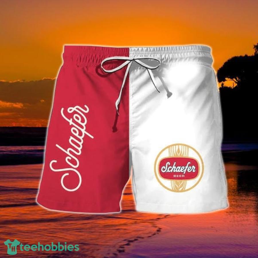 Basic Schaefer Beer Hawaiian Shorts Product Photo 1