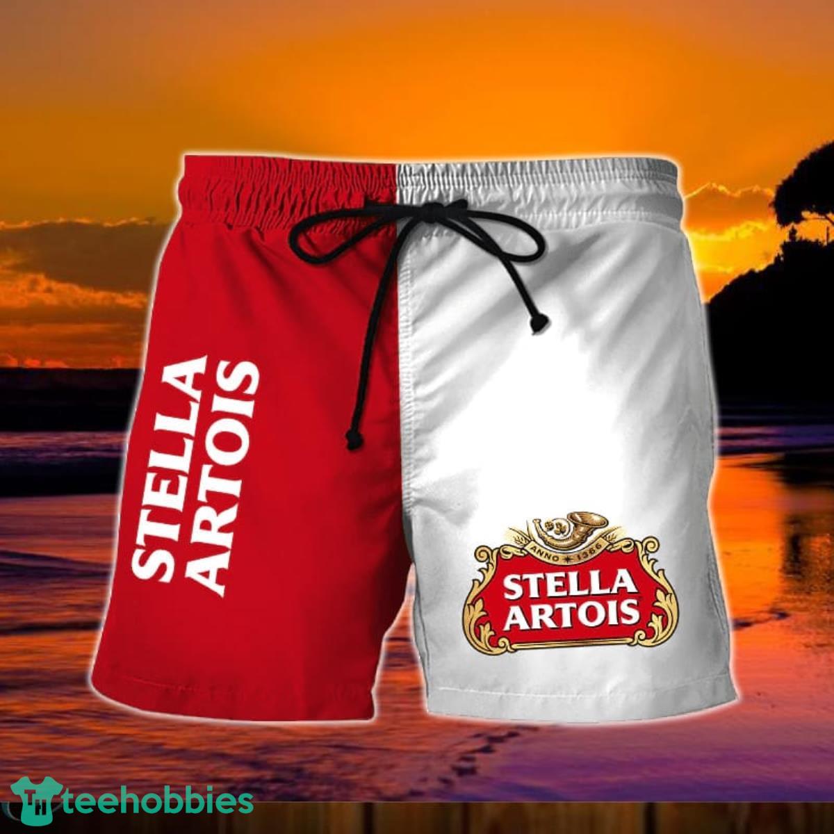 Basic Stella Artois Hawaiian Shorts Product Photo 1