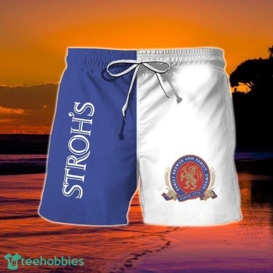 Basic Stroh's Beer Hawaiian Shorts Product Photo 1