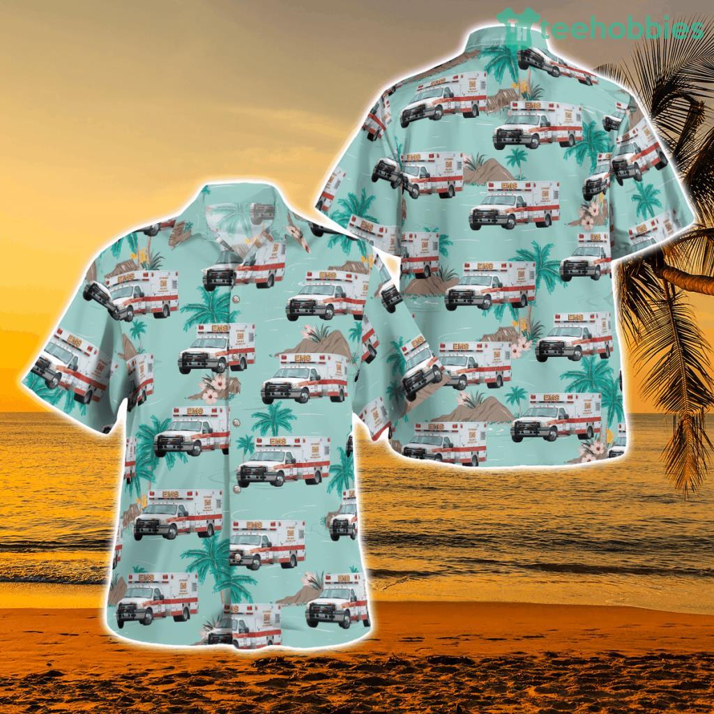 Beaumont Texas The City Of Beaumont Ems Tropical Hawaiian Shirt