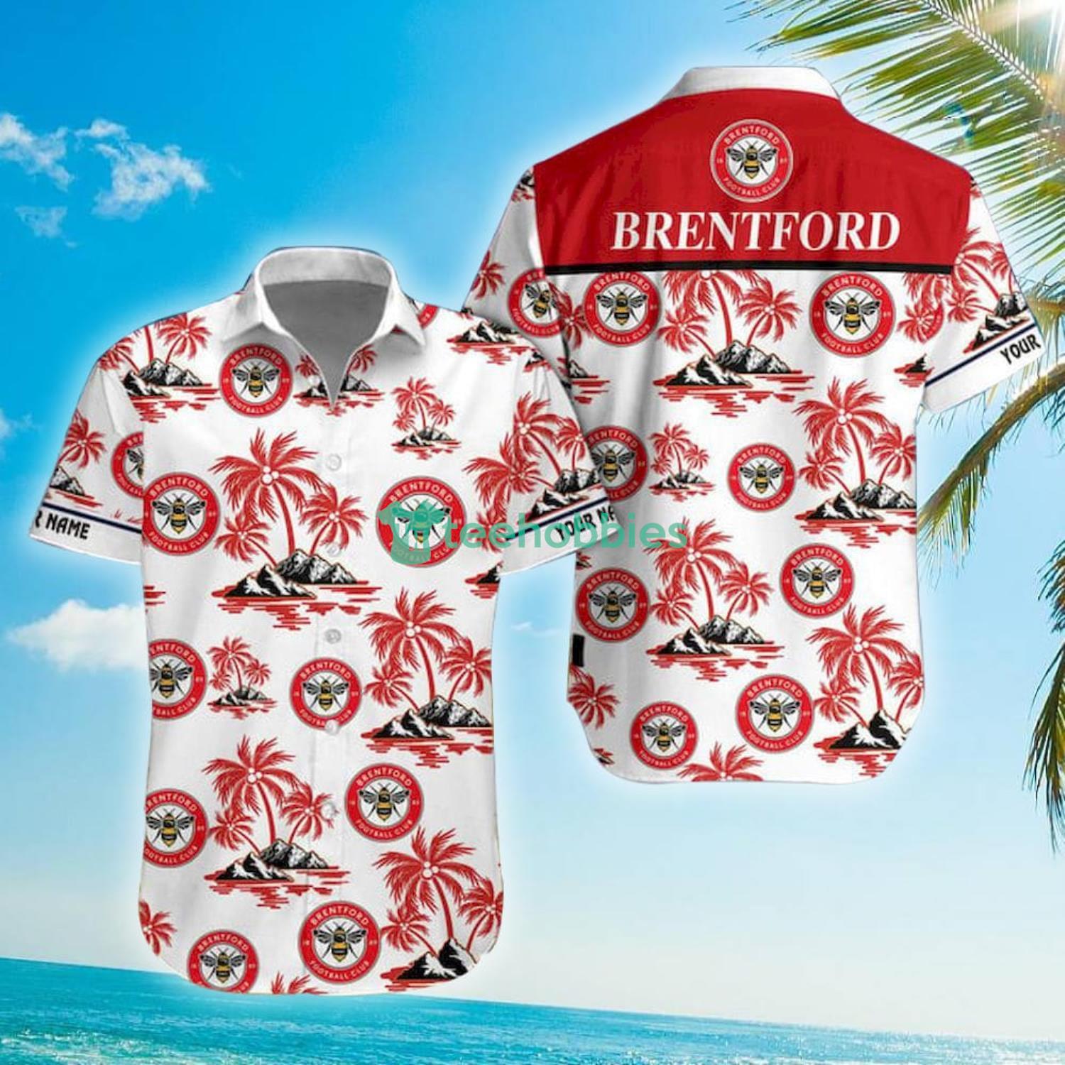 Brentford FC Custom Name Island Vintage Hawaiian Shirt For Men And Women Product Photo 1 Brentford FC Custom Name Island Vintage Hawaiian Shirt For Men And Women Product Photo 1