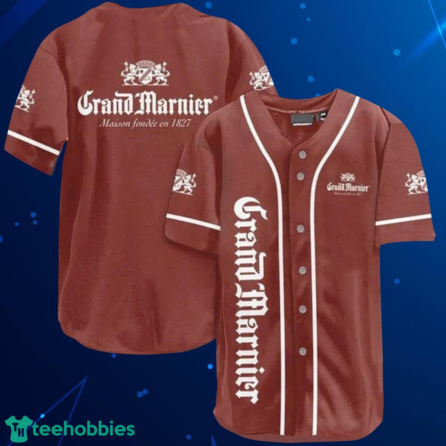 Brown Grand Marnier Baseball Jersey Shirt Product Photo 1
