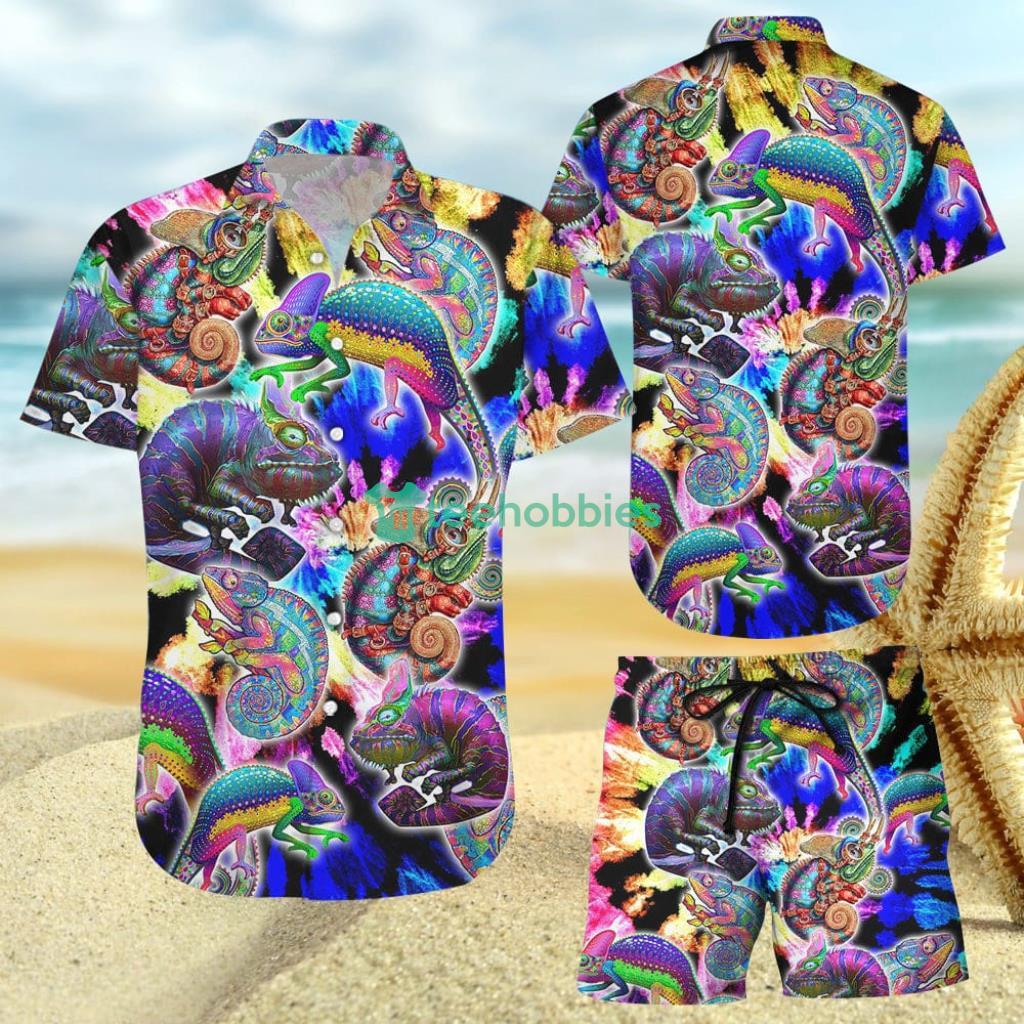 Chameleon Chameleon Colorful Tiedye Hawaiian Shirt And Short - Chameleon Chameleon Colorful Tiedye Hawaiian Shirt And Short Chameleon Chameleon Colorful Tiedye Hawaiian Shirt And Short - Chameleon Chameleon Colorful Tiedye Hawaiian Shirt And Short