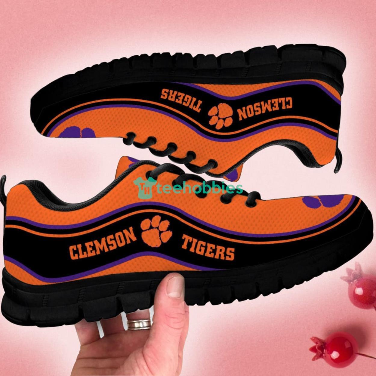 Clemson Tigers NCAA Shoes Running Sneakers For Fans Product Photo 2 Clemson Tigers NCAA Shoes Running Sneakers For Fans Product Photo 2