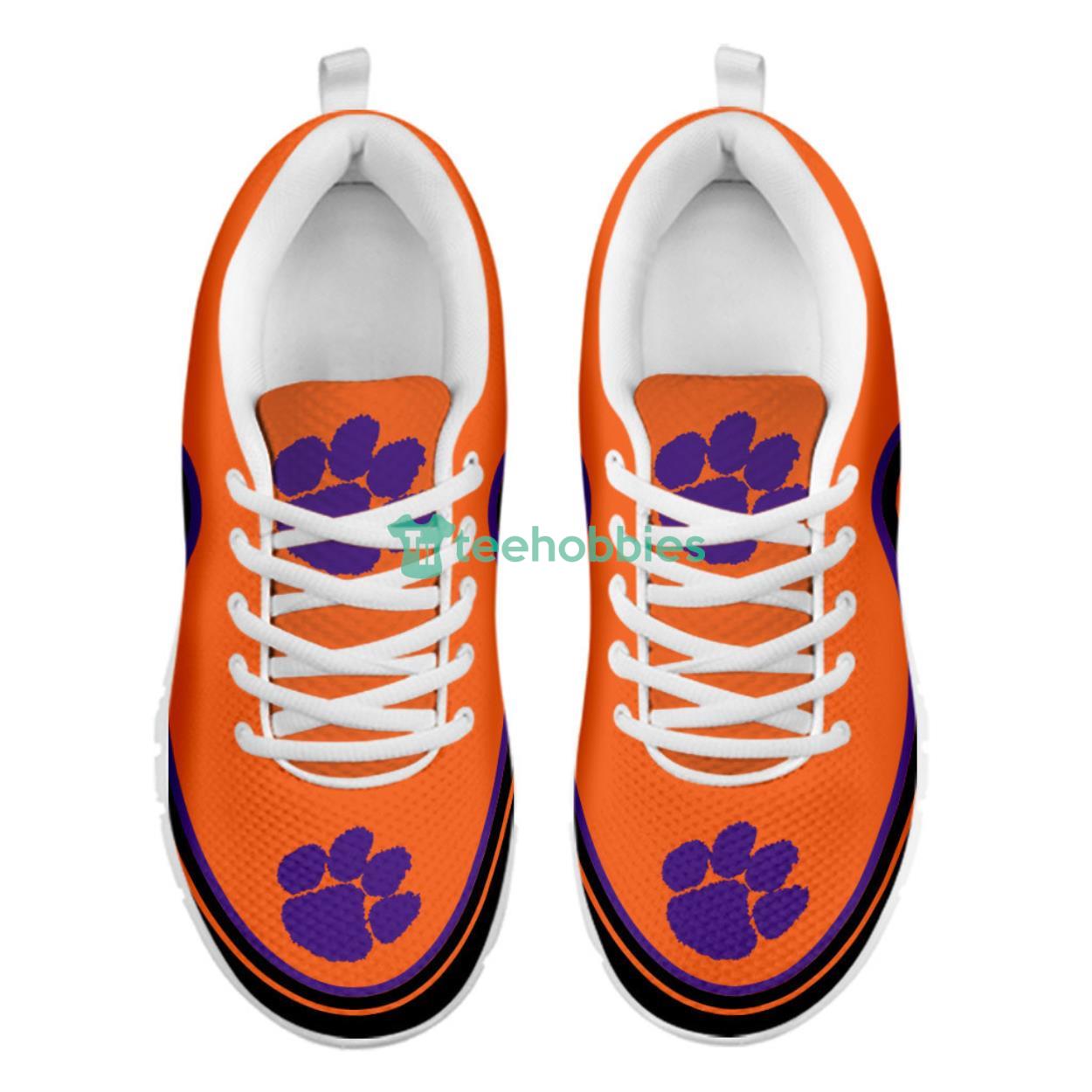 Clemson Tigers NCAA Shoes Running Sneakers For Fans image Clemson Tigers NCAA Shoes Running Sneakers For Fans Product Photo 3