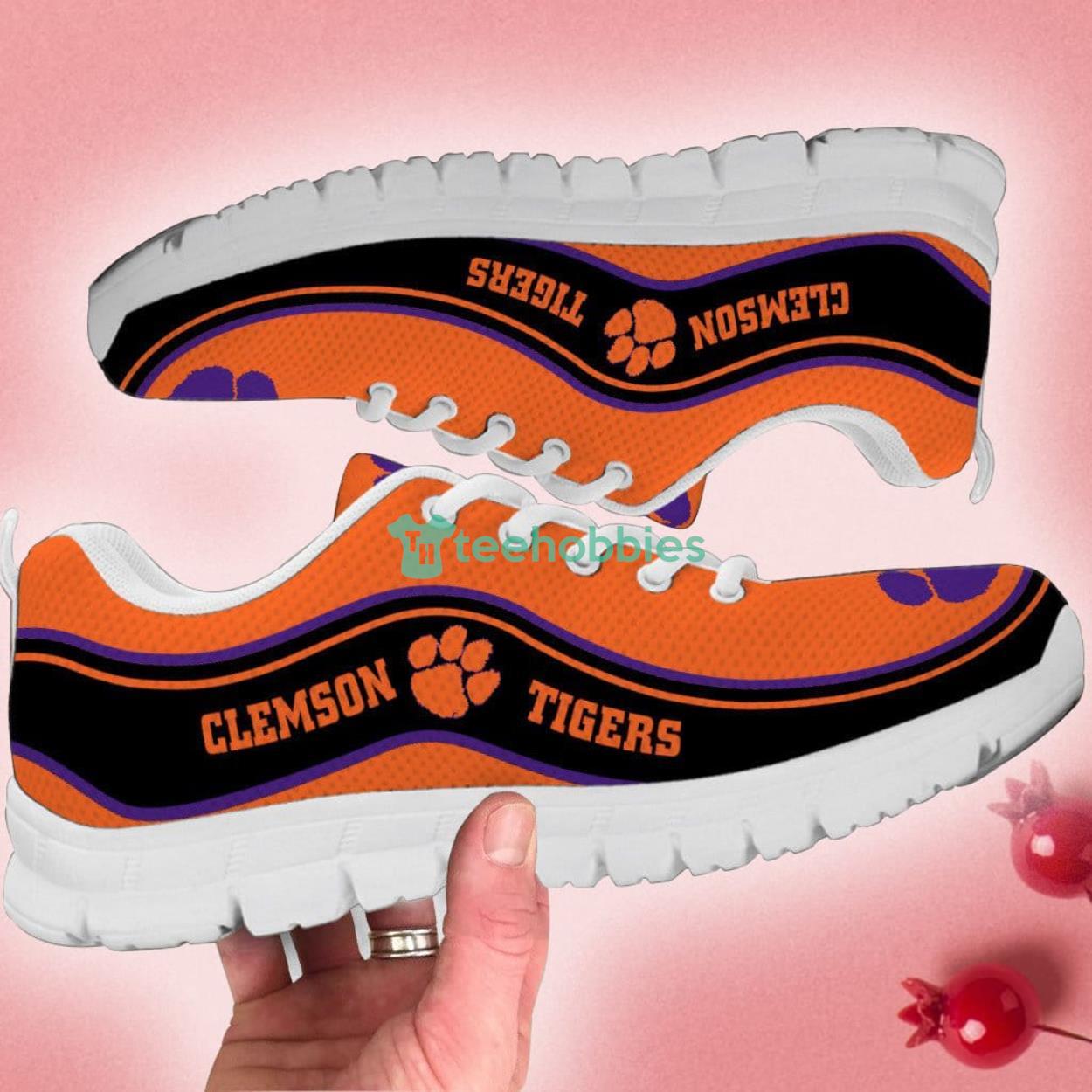 Clemson Tigers NCAA Shoes Running Sneakers For Fans Product Photo 1 Clemson Tigers NCAA Shoes Running Sneakers For Fans Product Photo 1