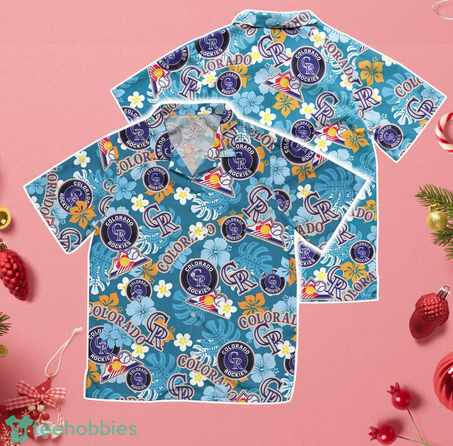Colorado Rockies Aloha Flower Hawaiian Shirt Gift For Summer Vacation Product Photo 1