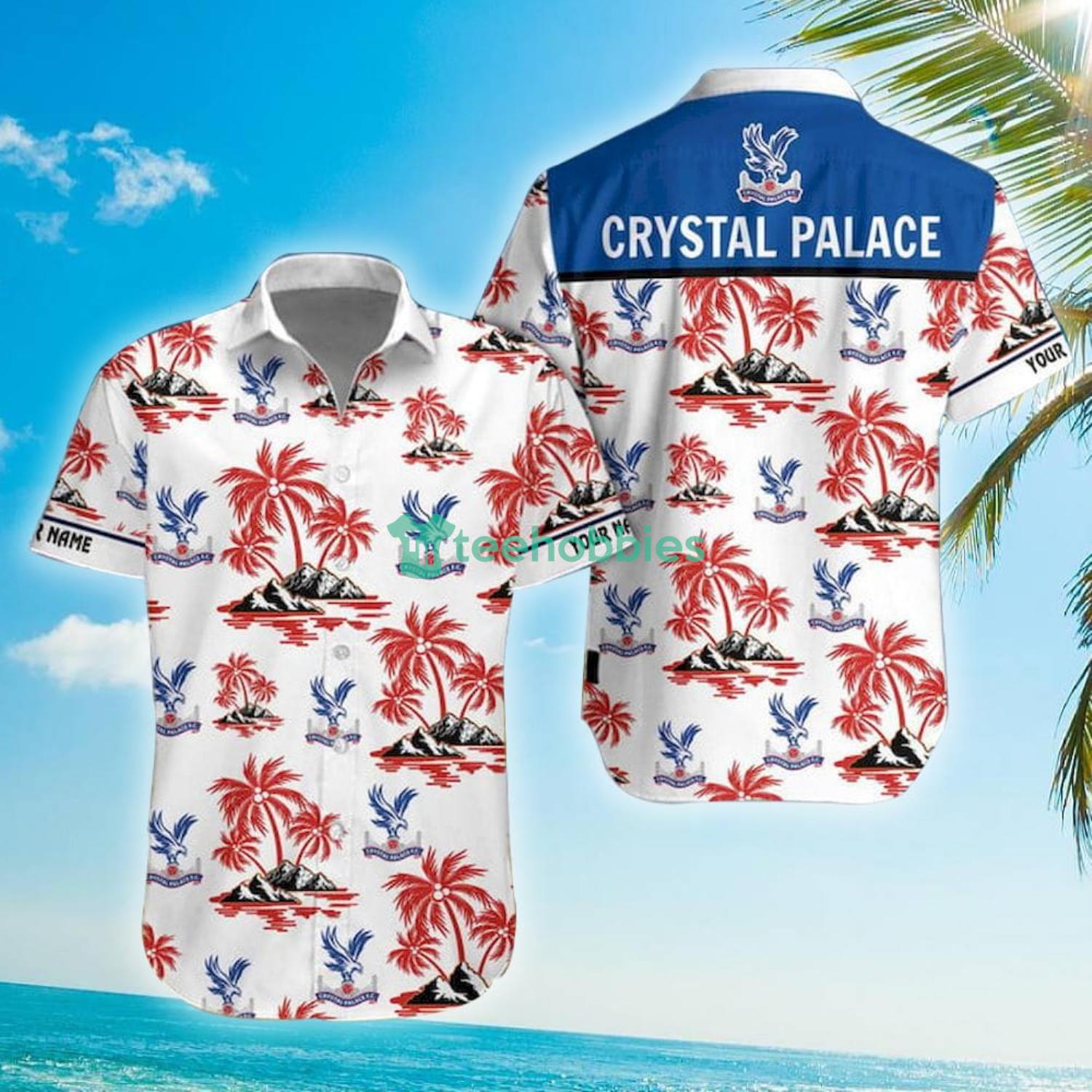 Crystal Palace FC Custom Name Island Vintage Hawaiian Shirt For Men And Women Product Photo 1 Crystal Palace FC Custom Name Island Vintage Hawaiian Shirt For Men And Women Product Photo 1