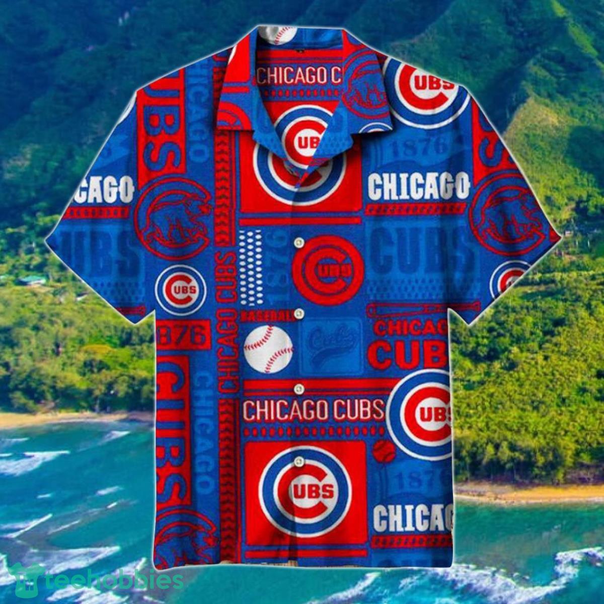 Cubs Hawaiian Shirt Chicago Cubs Hawaiian Shirt Product Photo 1