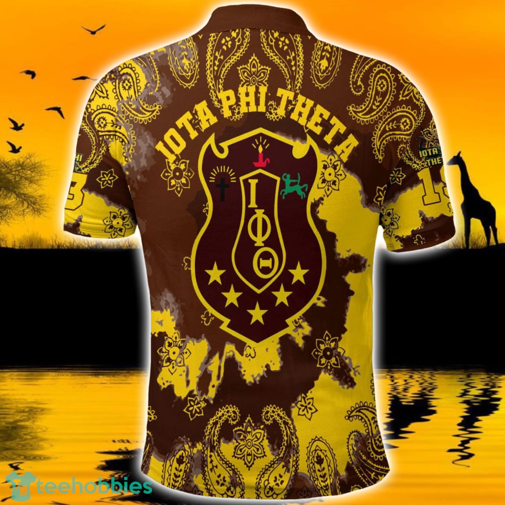 Custom Name And Number Africazone Design Iota Phi Theta Paisley Bandana Tie Dye Style Polo Shirts For Men And Women Product Photo 3 Custom Name And Number Africazone Design Iota Phi Theta Paisley Bandana Tie Dye Style Polo Shirts For Men And Women Product Photo 3