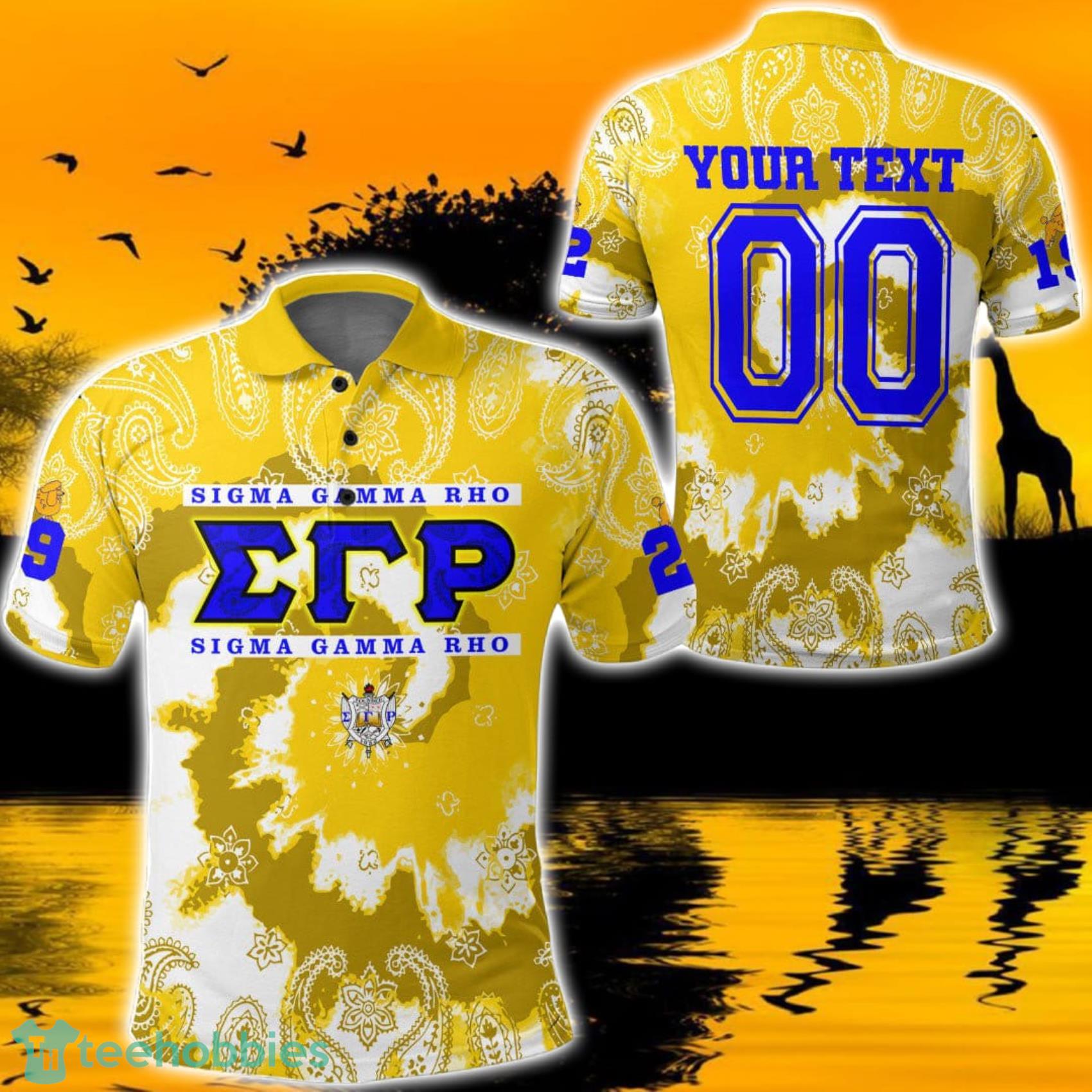 Custom Name And Number Africazone Design Sigma Gamma Rho Paisley Bandana Tie Dye Style Polo Shirts For Men And Women Product Photo 1 Custom Name And Number Africazone Design Sigma Gamma Rho Paisley Bandana Tie Dye Style Polo Shirts For Men And Women Product Photo 1