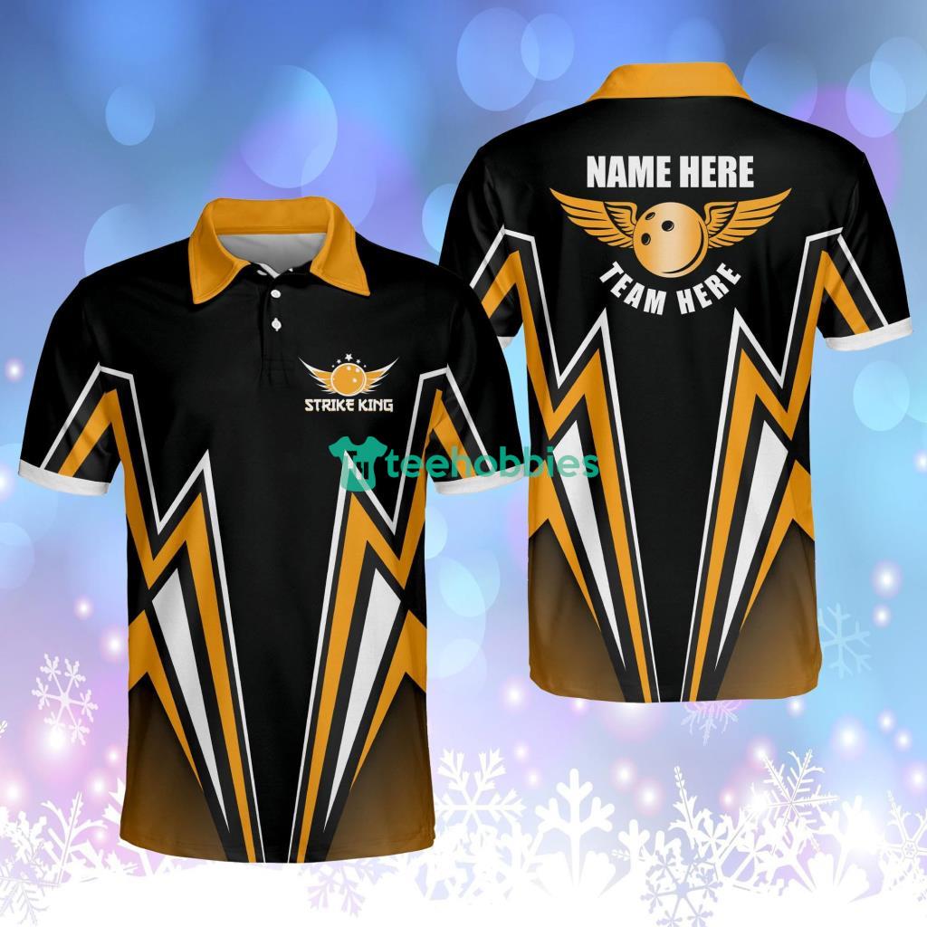 Custom Name Bowling Ball with Wings Polo Shirt - Custom Name Bowling Ball with Wings Polo Shirt Custom Name Bowling Ball with Wings Polo Shirt - Custom Name Bowling Ball with Wings Polo Shirt
