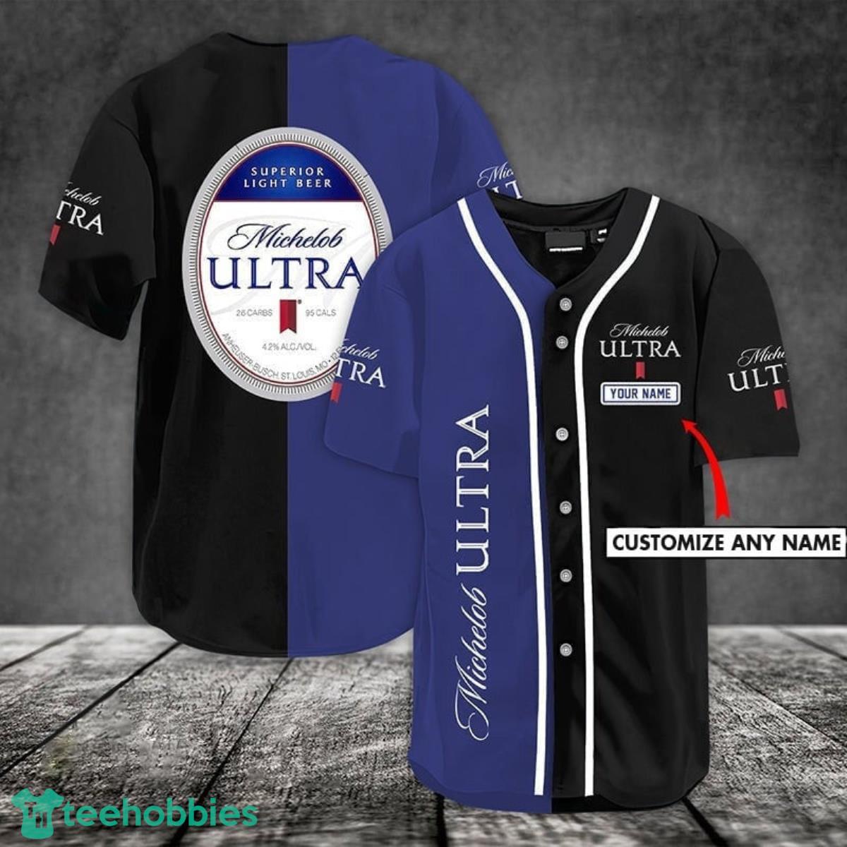 Customized Michelob Ultra Baseball Jersey Product Photo 1
