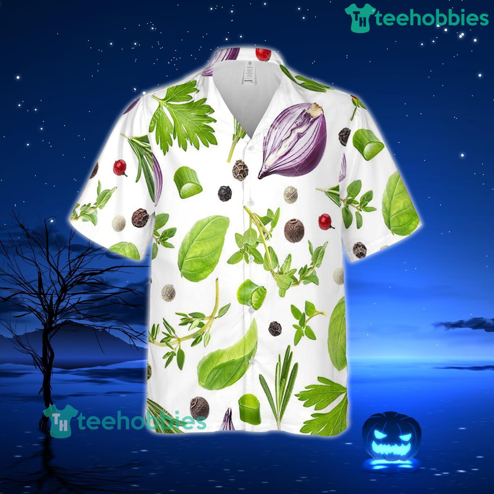Different Spices Herbs Black Pepper Rosemary Summer Vacation Hawaiian Shirt For Men And Women image Different Spices Herbs Black Pepper Rosemary Summer Vacation Hawaiian Shirt For Men And Women Product Photo 2