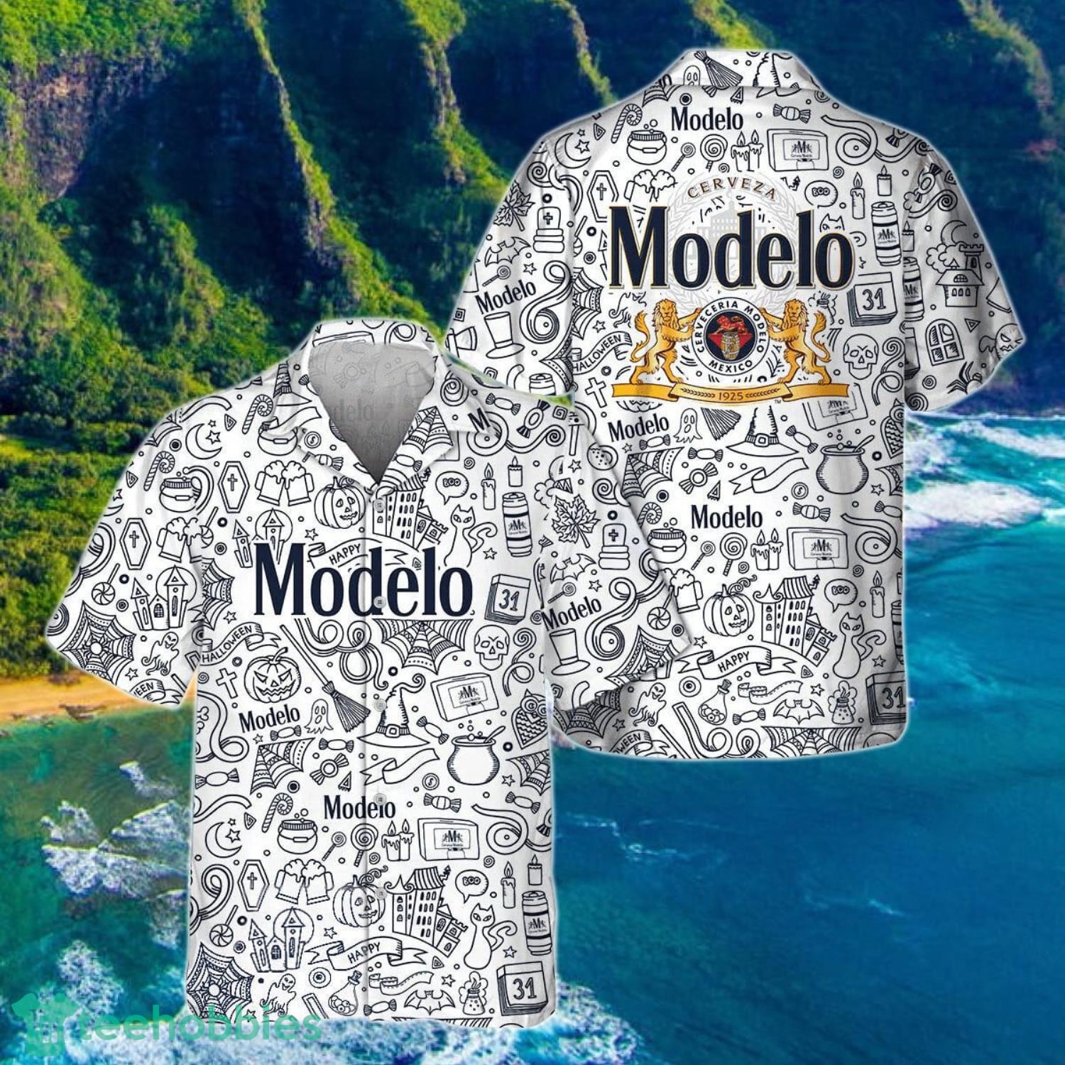 Doodle Art Modelo Beer Hawaiian Shirt Gift Ideas 2023 Product Photo 1