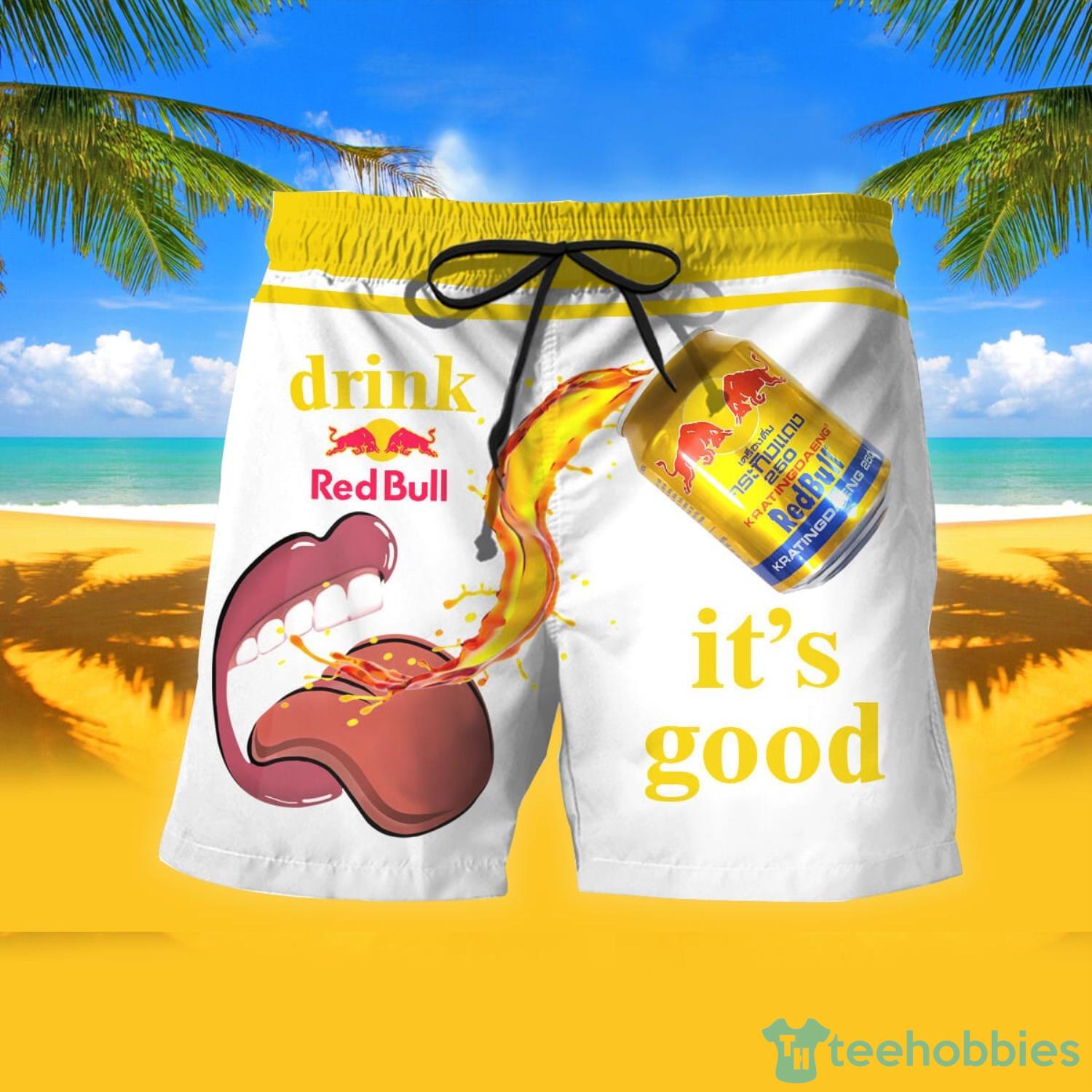 Drink Red Bull It's Good Hawaiian Shorts Gift For Summer Vacation image drink red bull its good hawaiian shorts gift for summer vacation 1px Drink Red Bull It's Good Hawaiian Shorts Gift For Summer Vacation