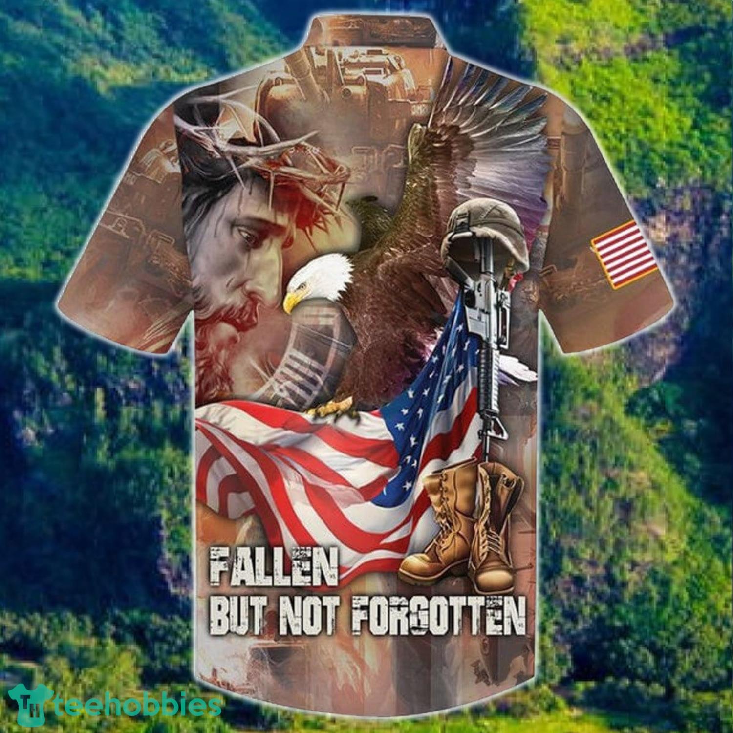 Fallen But Not Forgotten Veteran Hawaii Shirt Product Photo 1