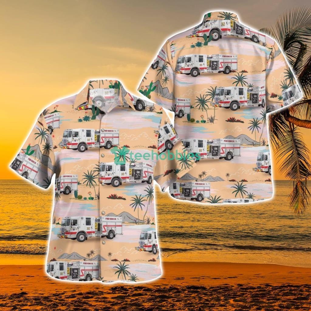 Greenville, South Carolina, Gantt Fire Department Hawaiian Shirt - Greenville, South Carolina, Gantt Fire Department Hawaiian Shirt