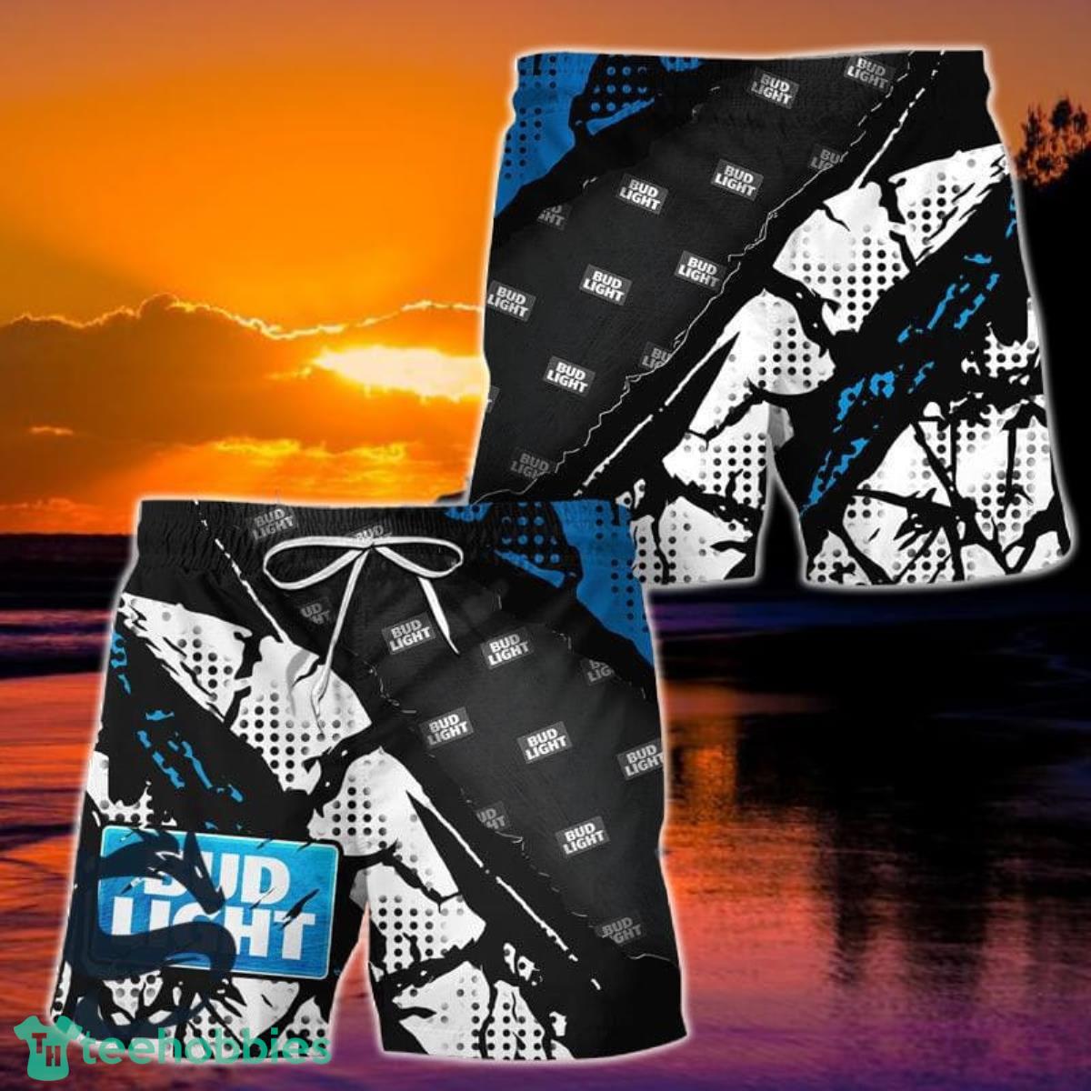 Halftone Bud Light Hawaii Shorts Product Photo 1
