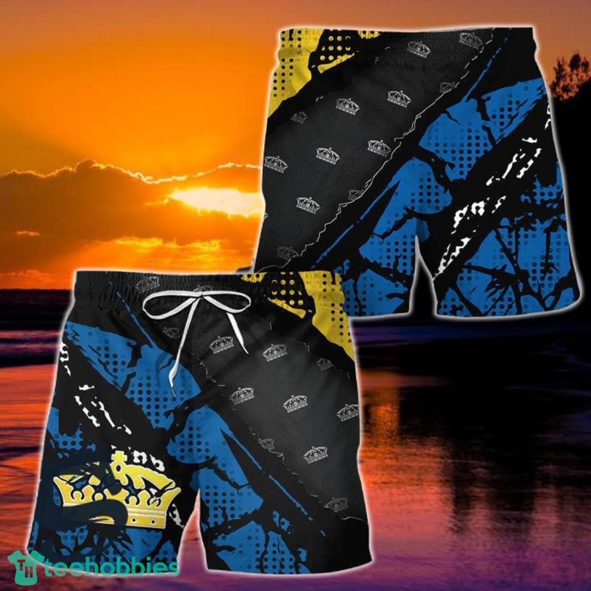 Halftone Corona Beer Hawaii Shorts Product Photo 1