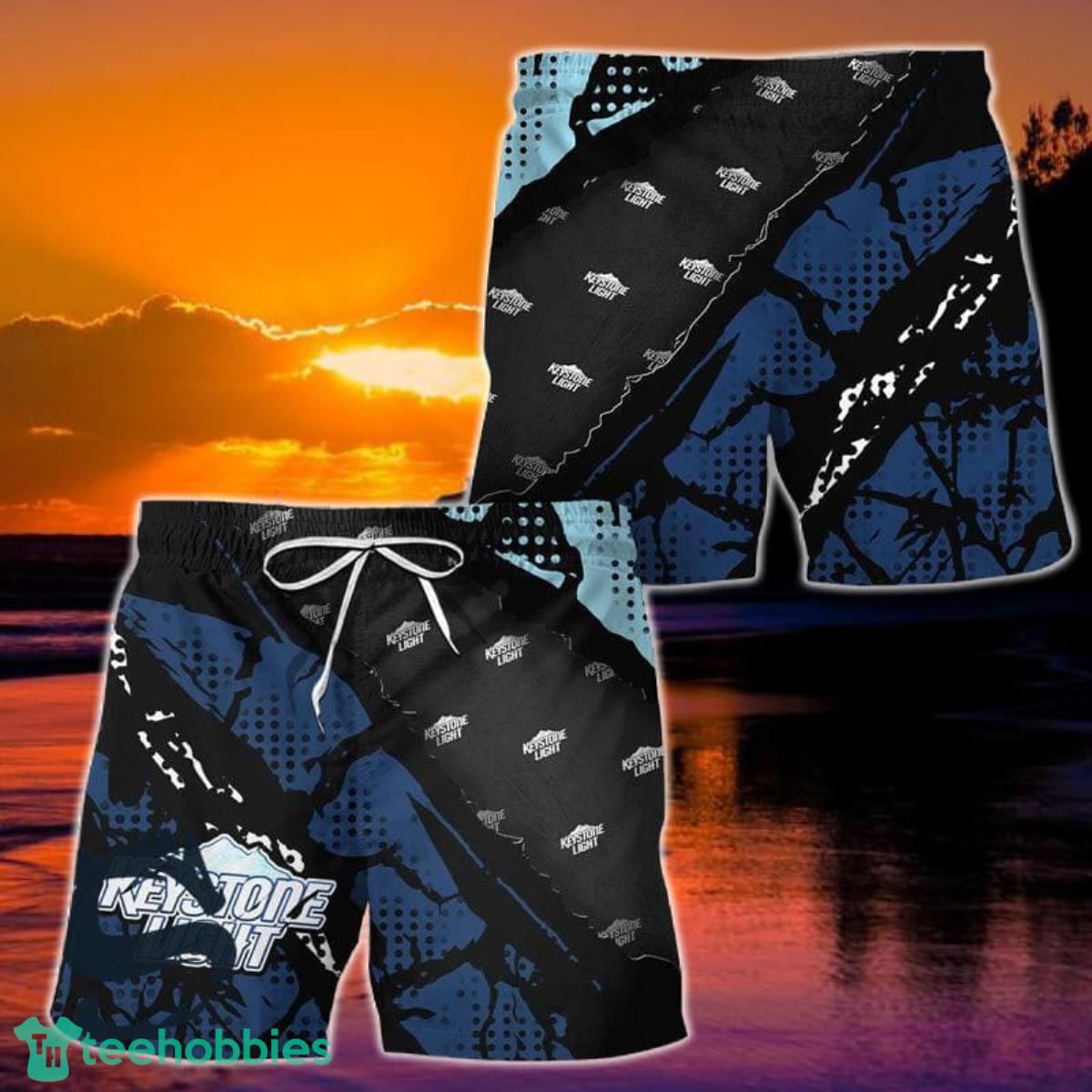 Halftone Keystone Light Hawaii Shorts Product Photo 1