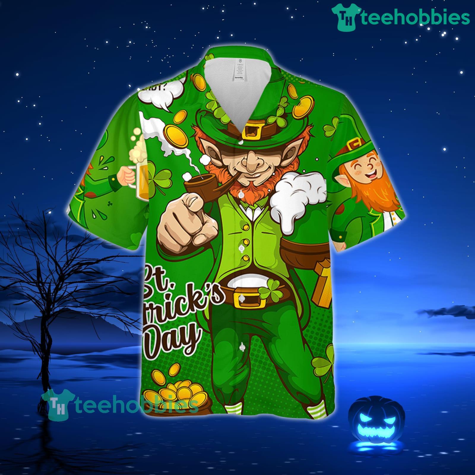 Happy St Patrick Day 17 Gold Hawaiian Shirt St. Paddys Holiday Aloha Beach Shirt Hawaii Shirt Irish Shamrock Hawaiian Shirt Product Photo 3 Happy St Patrick Day 17 Gold Hawaiian Shirt St. Paddys Holiday Aloha Beach Shirt Hawaii Shirt Irish Shamrock Hawaiian Shirt Product Photo 3