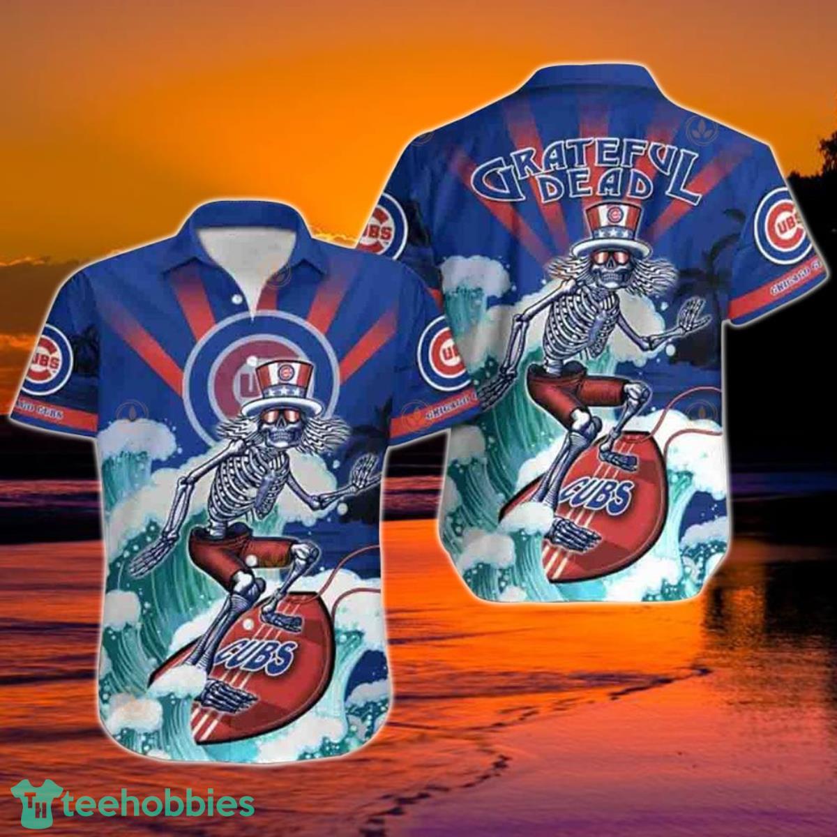 Hawaiian Shirt Chicago Cubs Grateful Dead Best Hawaiian Shirts Product Photo 1