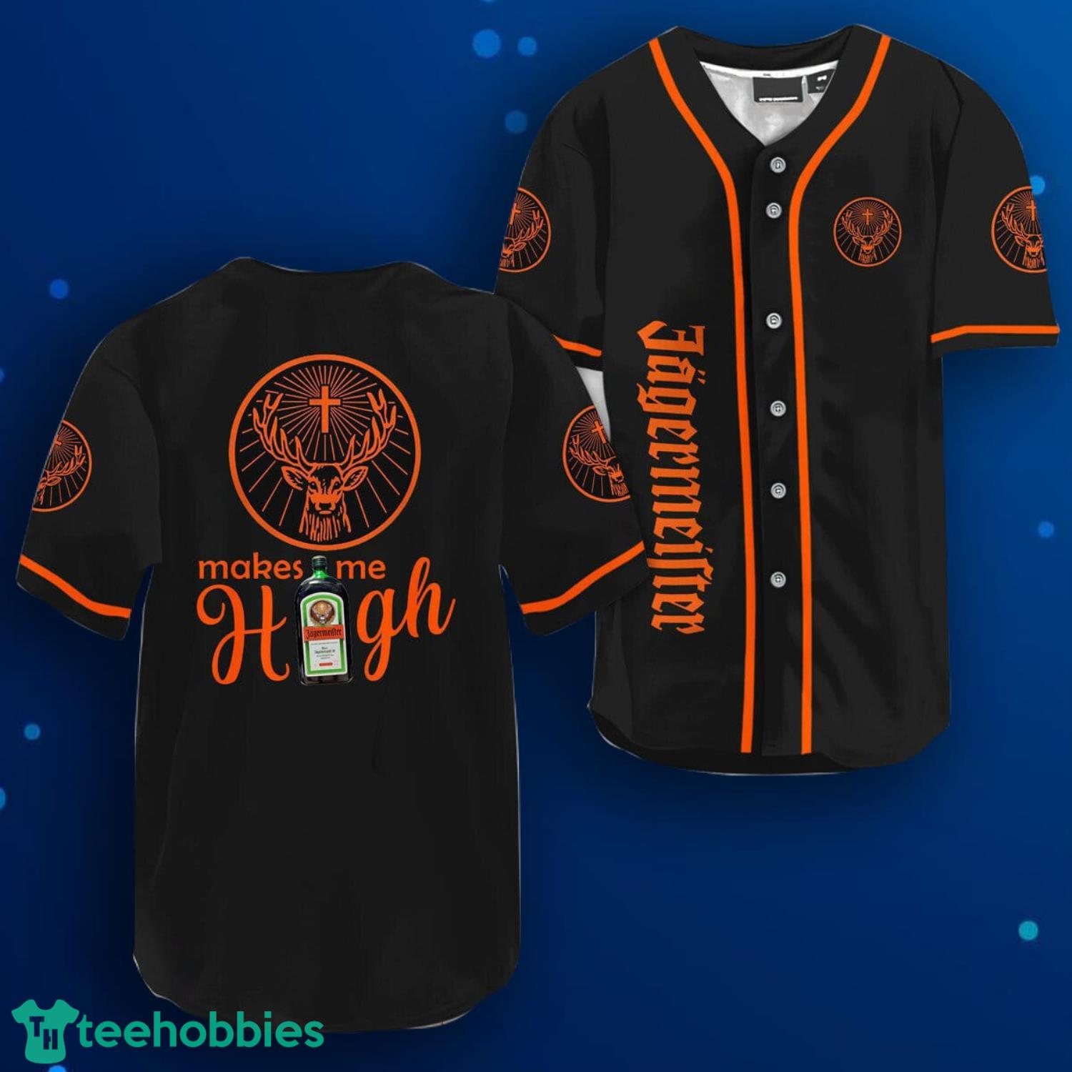Jagermeister Make Me High Baseball Jersey Shirt Product Photo 1
