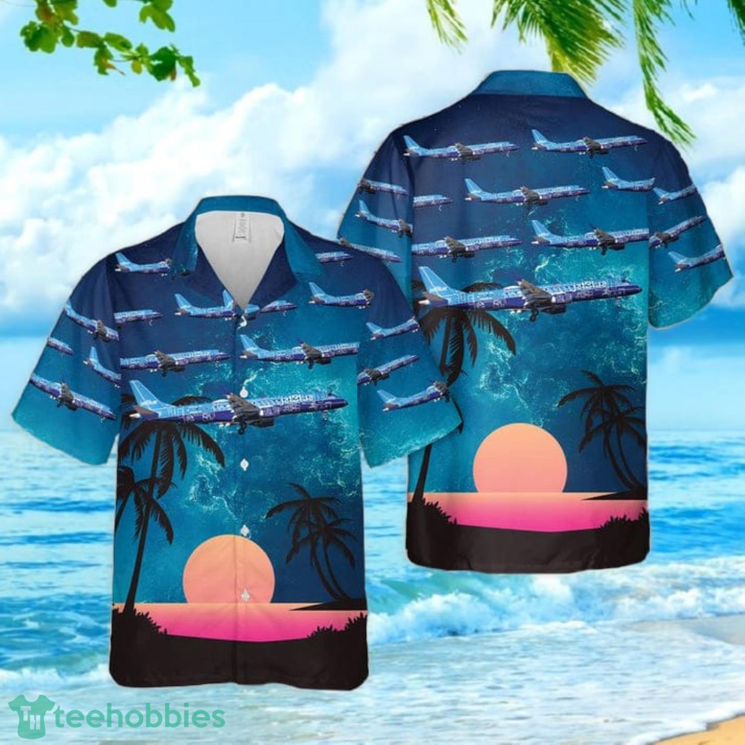 JetBlue Airways Embraer 190 100IGW 'Blueprint' livery Aloha Hawaiian Shirt Summer Gift image JetBlue Airways Embraer 190-100IGW 'Blueprint' livery Aloha Hawaiian Shirt Summer Gift Product Photo 1