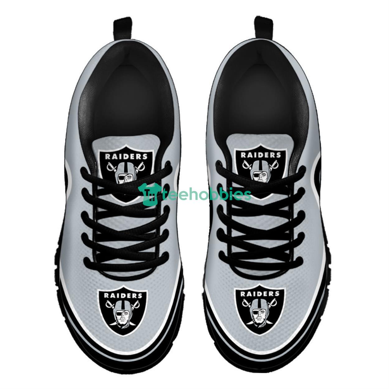 Las Vegas Raiders NFL Shoes Running Sneakers For Fans Product Photo 4 Las Vegas Raiders NFL Shoes Running Sneakers For Fans Product Photo 4