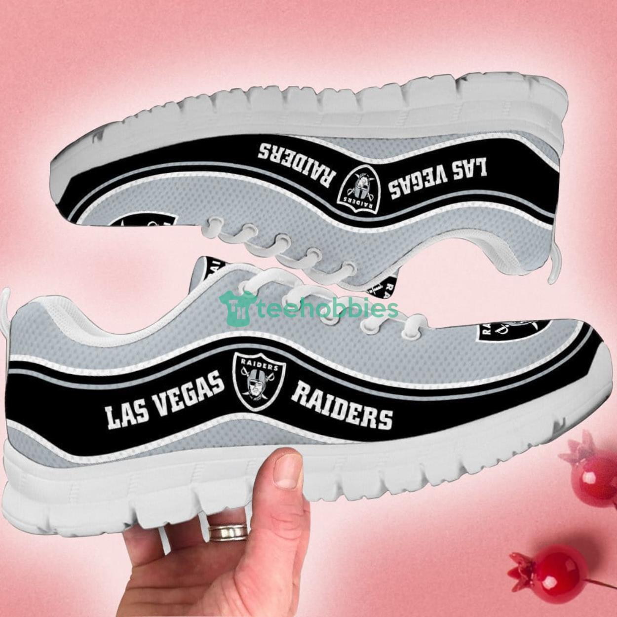 Las Vegas Raiders NFL Shoes Running Sneakers For Fans Product Photo 1 Las Vegas Raiders NFL Shoes Running Sneakers For Fans Product Photo 1