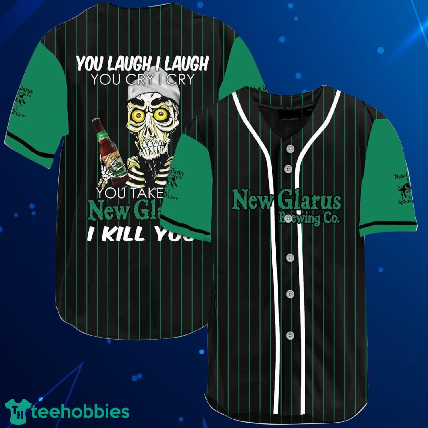 Laugh Cry Take My New Belgium Baseball Jersey Shirt Product Photo 1