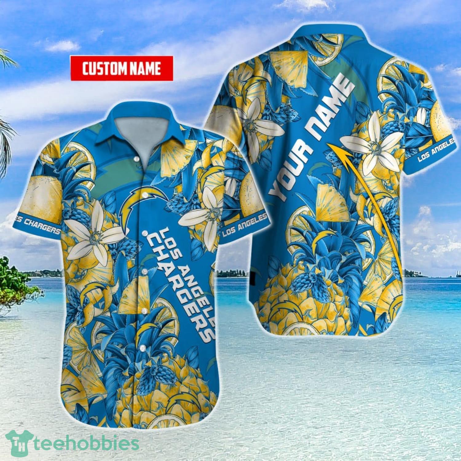 Los Angeles Chargers NFL Custom Name Hawaiian Shirt Special