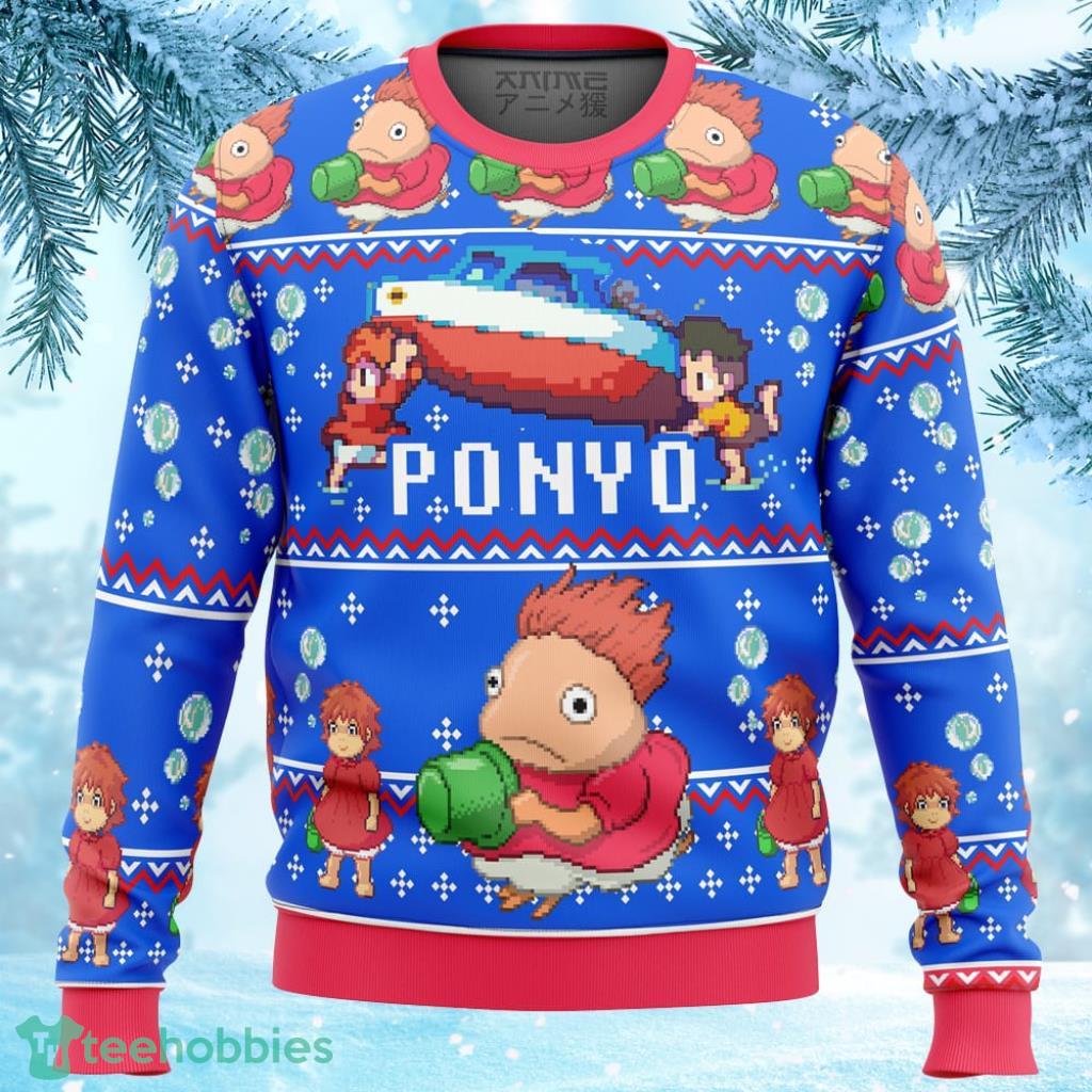 Magical PONYO Ugly Christmas Sweater - Studio Ghibli Store - Magical PONYO Ugly Christmas Sweater - Studio Ghibli Store Magical PONYO Ugly Christmas Sweater - Studio Ghibli Store - Magical PONYO Ugly Christmas Sweater - Studio Ghibli Store