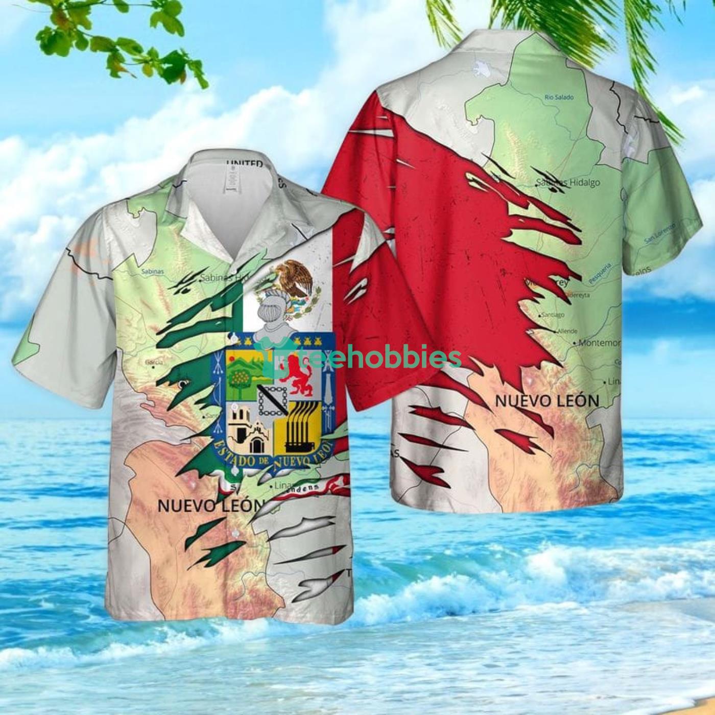 Mexico Nuevo León Summer Vacation Gift For Men And Women Hawaiian Shirt Product Photo 1 Mexico Nuevo León Summer Vacation Gift For Men And Women Hawaiian Shirt Product Photo 1
