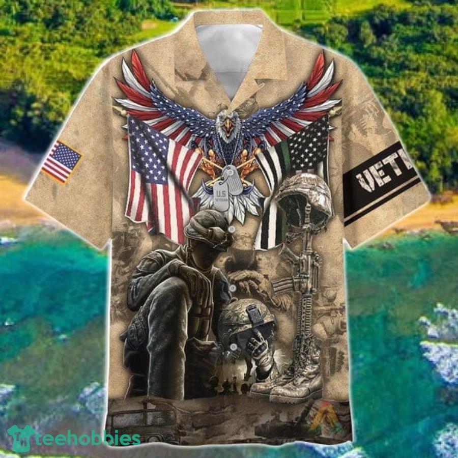 Military Honor The Fallen Veteran Hawaii Shirt Product Photo 1