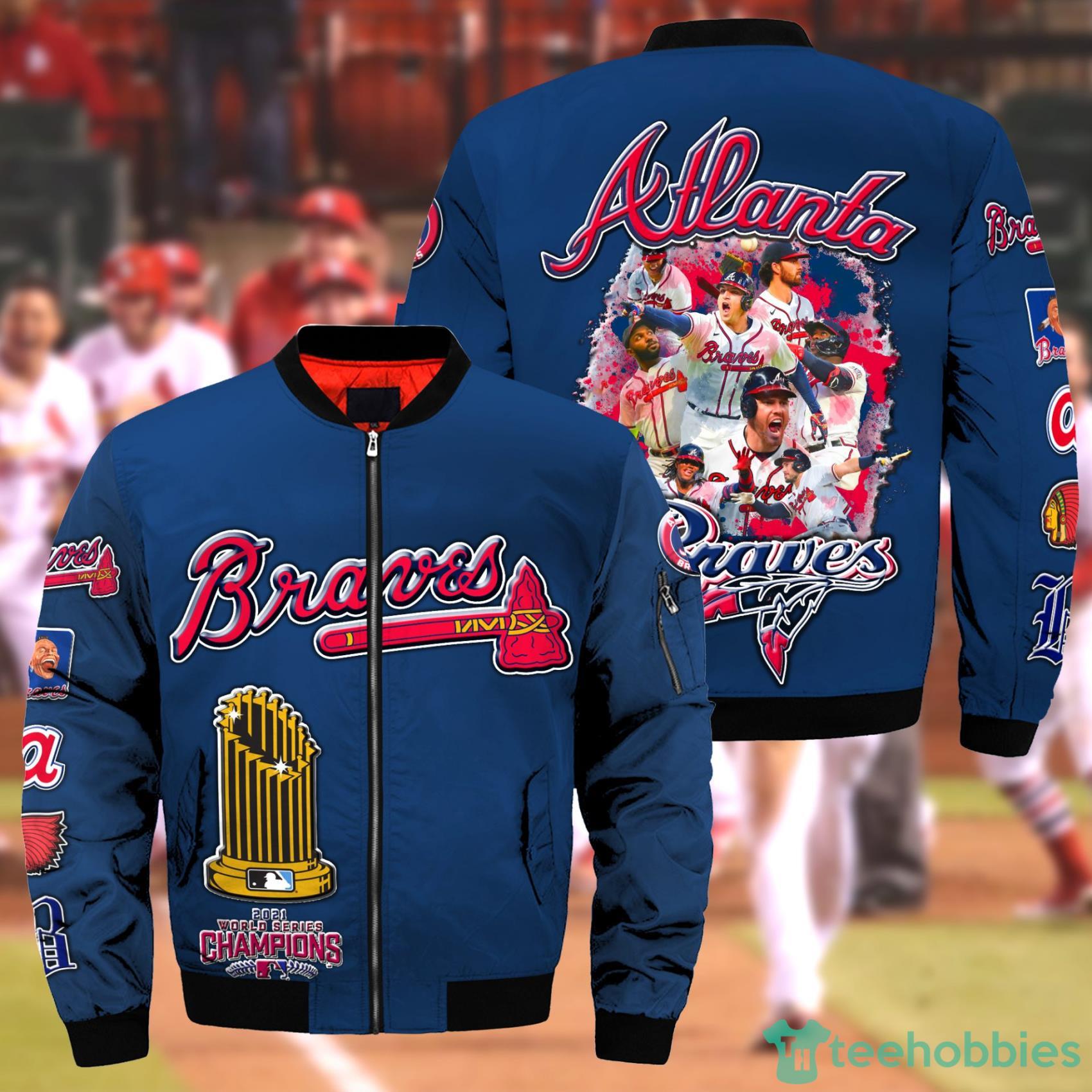 MLB Atlanta Braves World Series 2021 Champions Bomber Jacket Gift For Fans