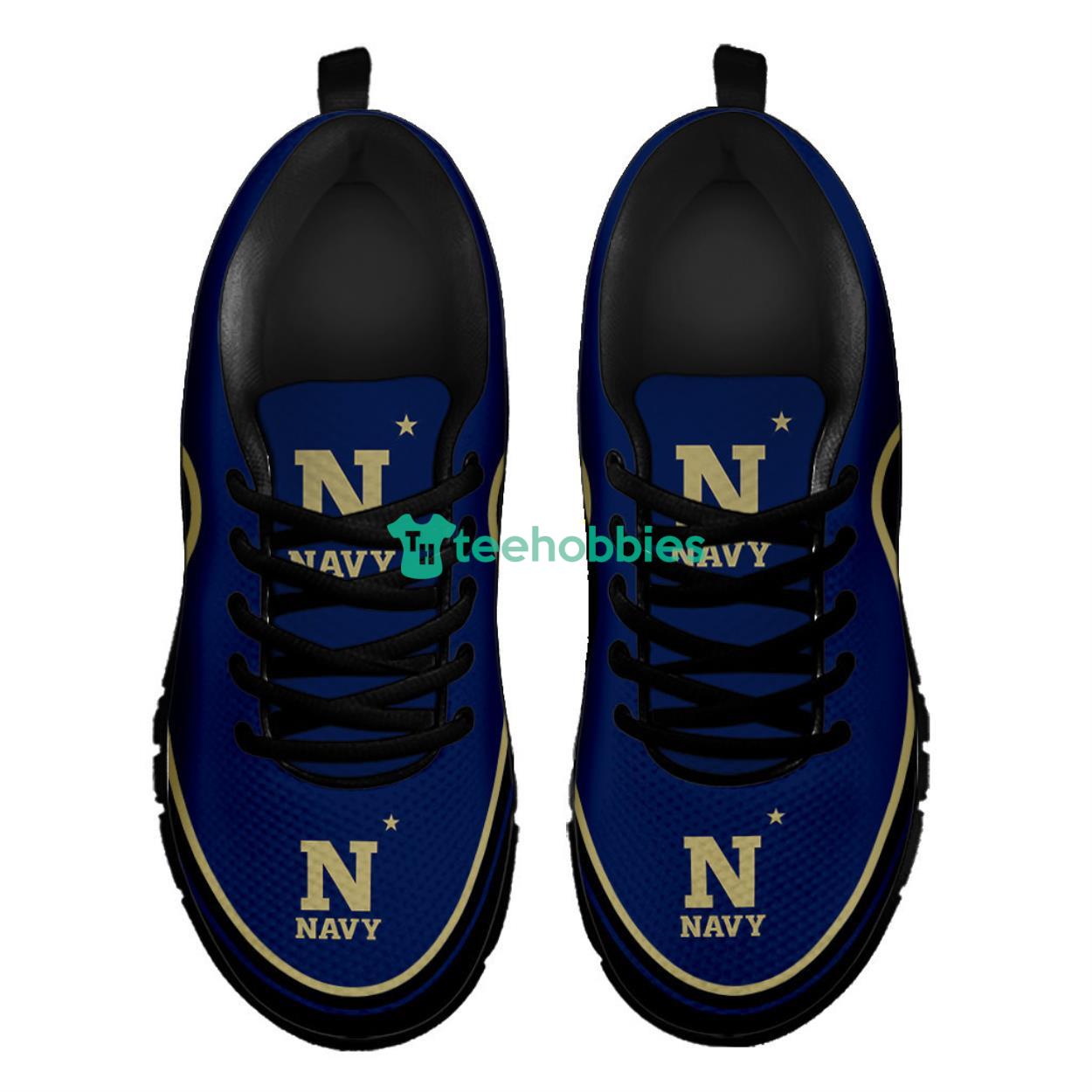Navy Midshipmen NCAA Shoes Running Sneakers For Fans Product Photo 4 Navy Midshipmen NCAA Shoes Running Sneakers For Fans Product Photo 4