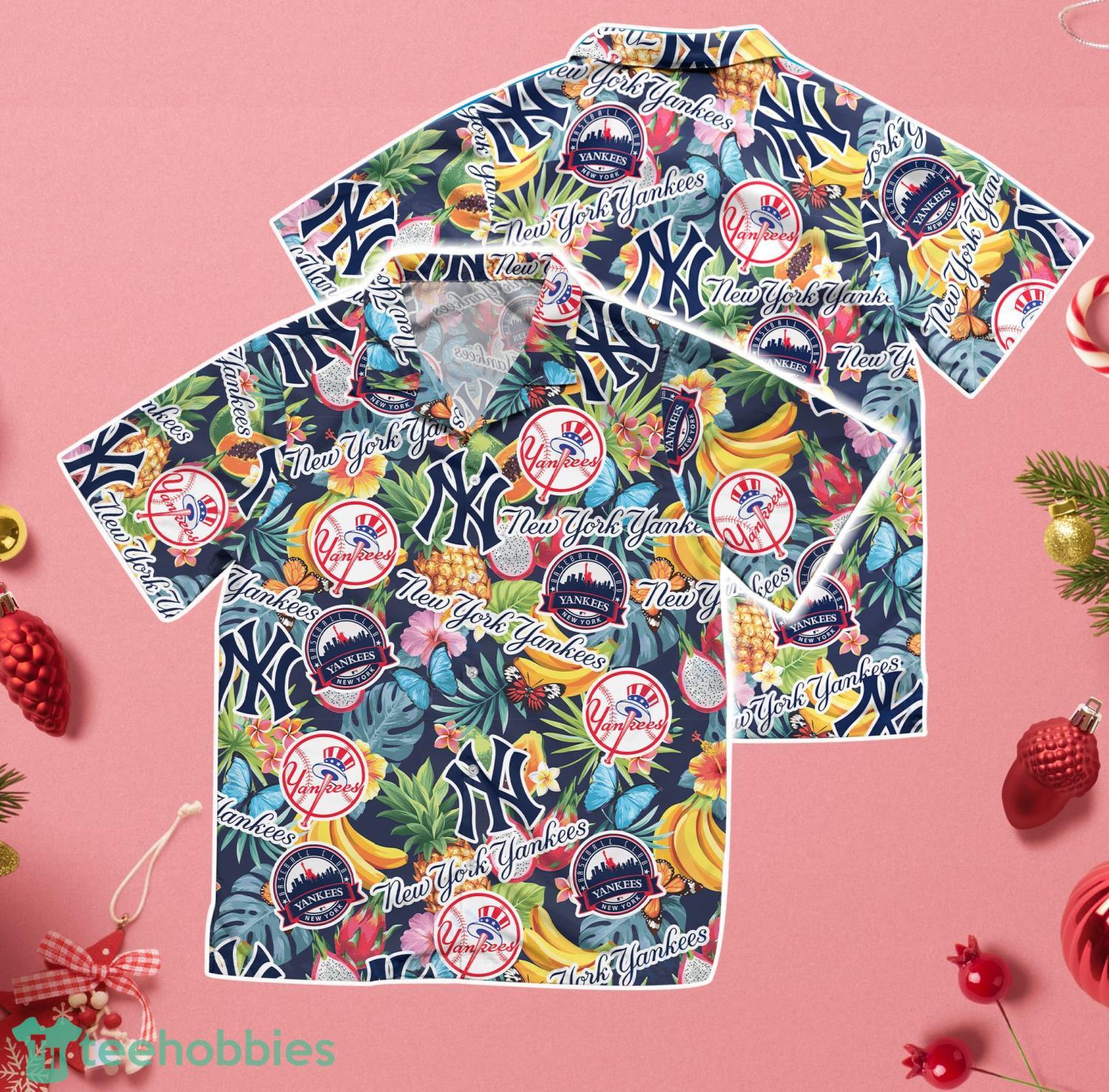 New York Yankees Aloha Fruit Hawaiian Shirt Gift For Summer Vacation Product Photo 1