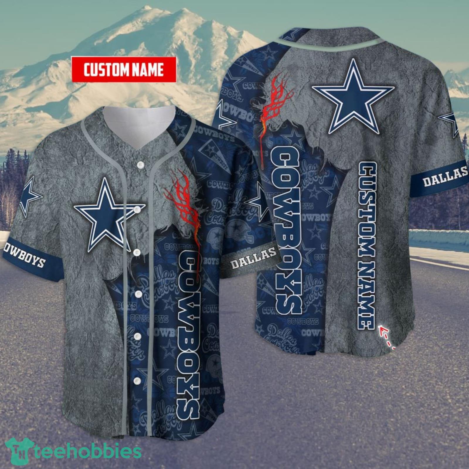 Dallas Cowboys Baseball Jersey Shirt All Over Printed Cowboys