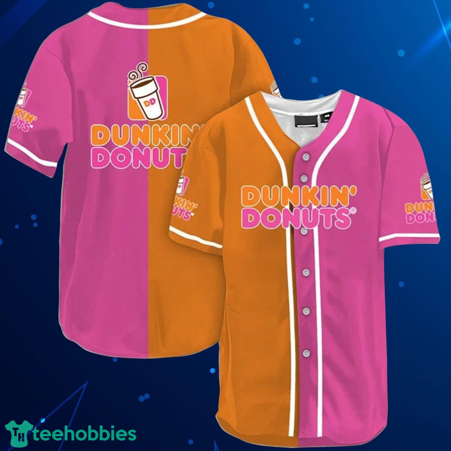 Dunkin Donut Make Me High 3D Baseball Jersey - Bring Your Ideas