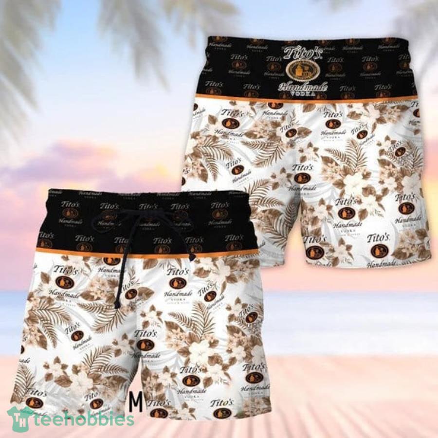 Palm Leaves Tito's Vodka Hawaii Shorts Product Photo 1