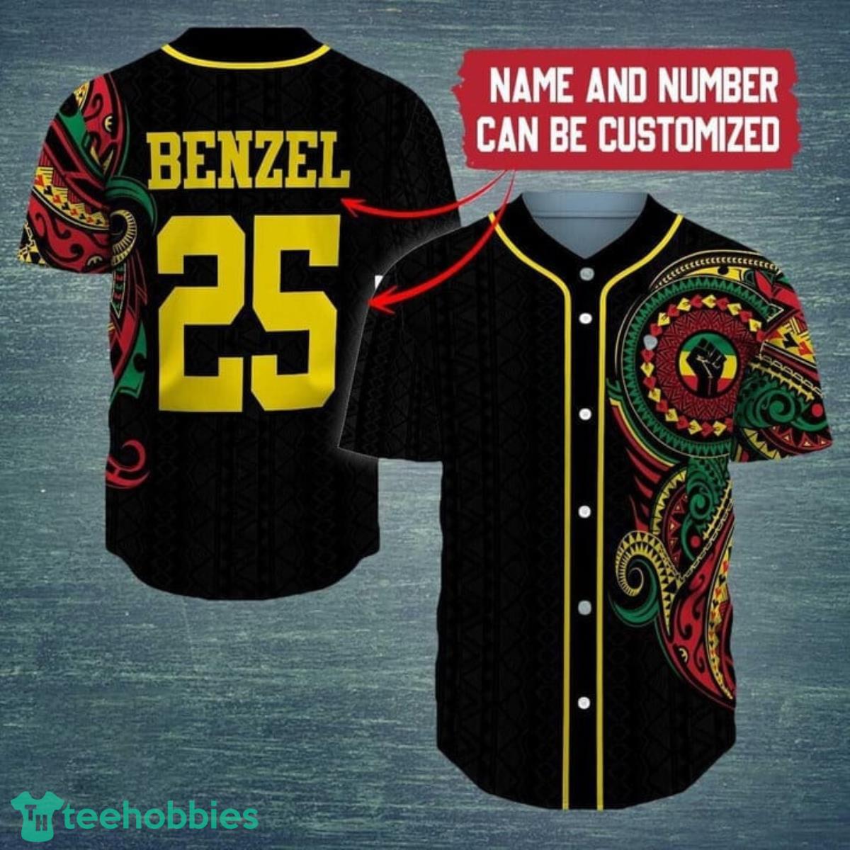 Personalized African Soul Baseball Jersey Shirt Product Photo 1